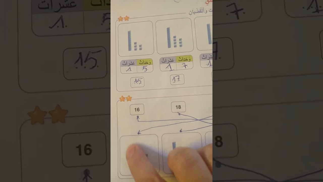 الاعدادمن 11الى19 صفحة/107 المدرسة الرئدةمستوى1