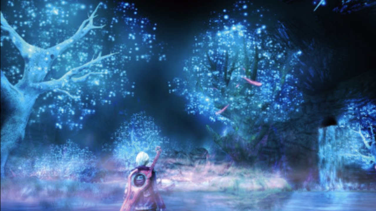 relaxing xenoblade chronicles: de music + thunderstorm ambience