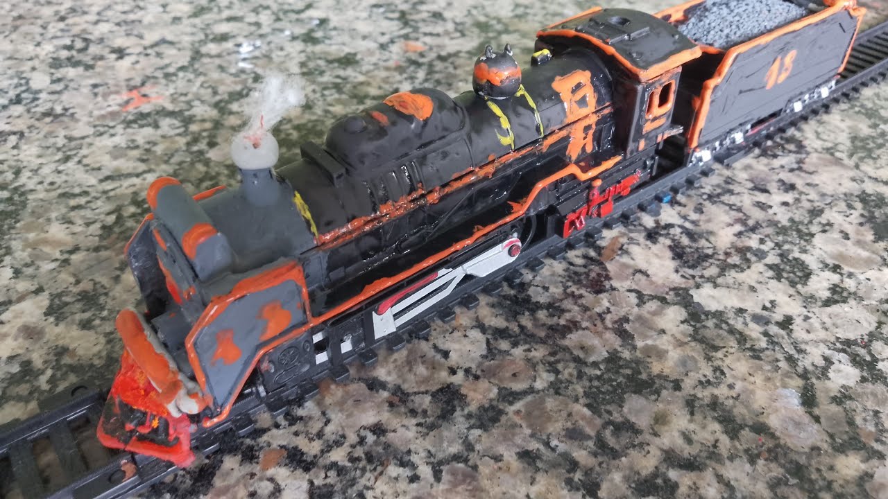 REFORMEI A MARIA FUMAÇA DA MINHA MAQUETE DE FERROMODELISMO