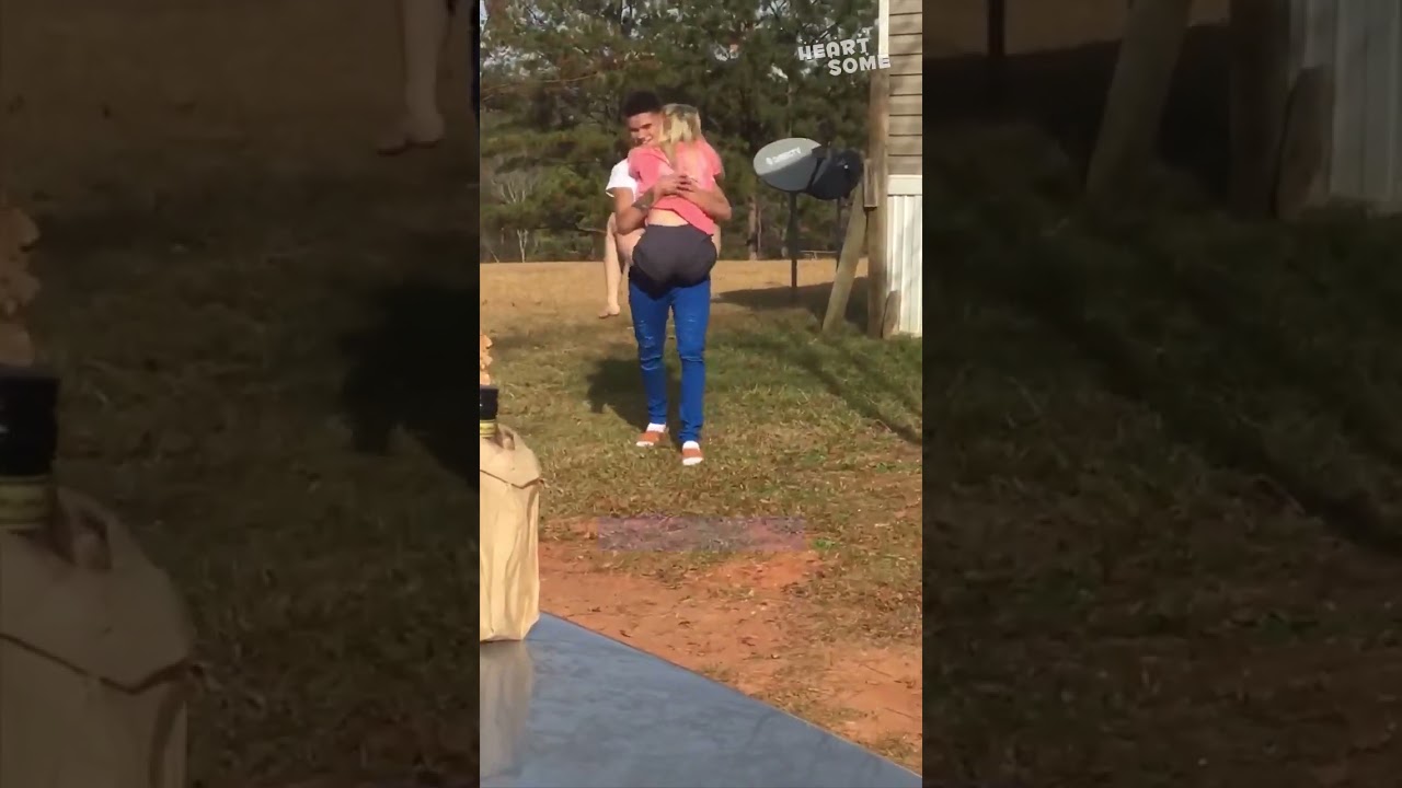 Boyfriend Surprises Girlfriend with a Surprise Visit || Heartsome 💖