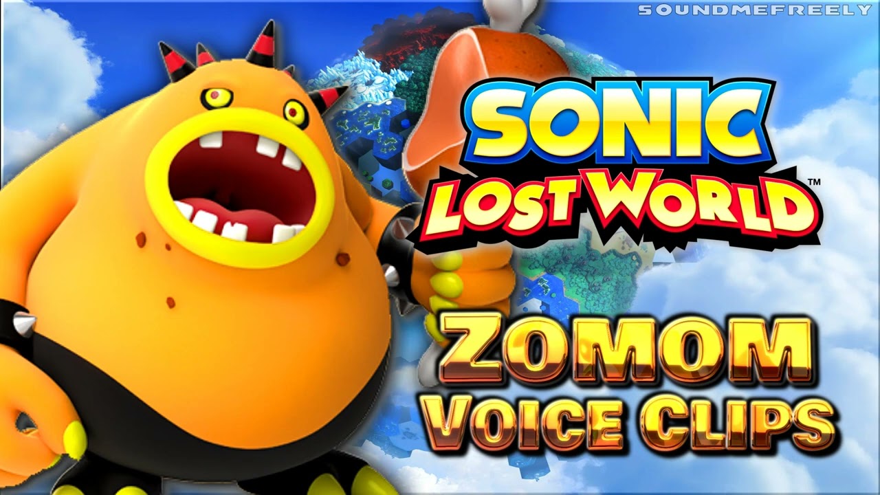 Все озвученные клипы Zomom • Sonic Lost World • Все озвученные линии