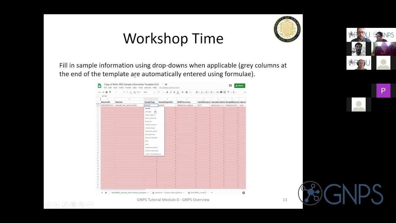 GNPS ReDU Workshop