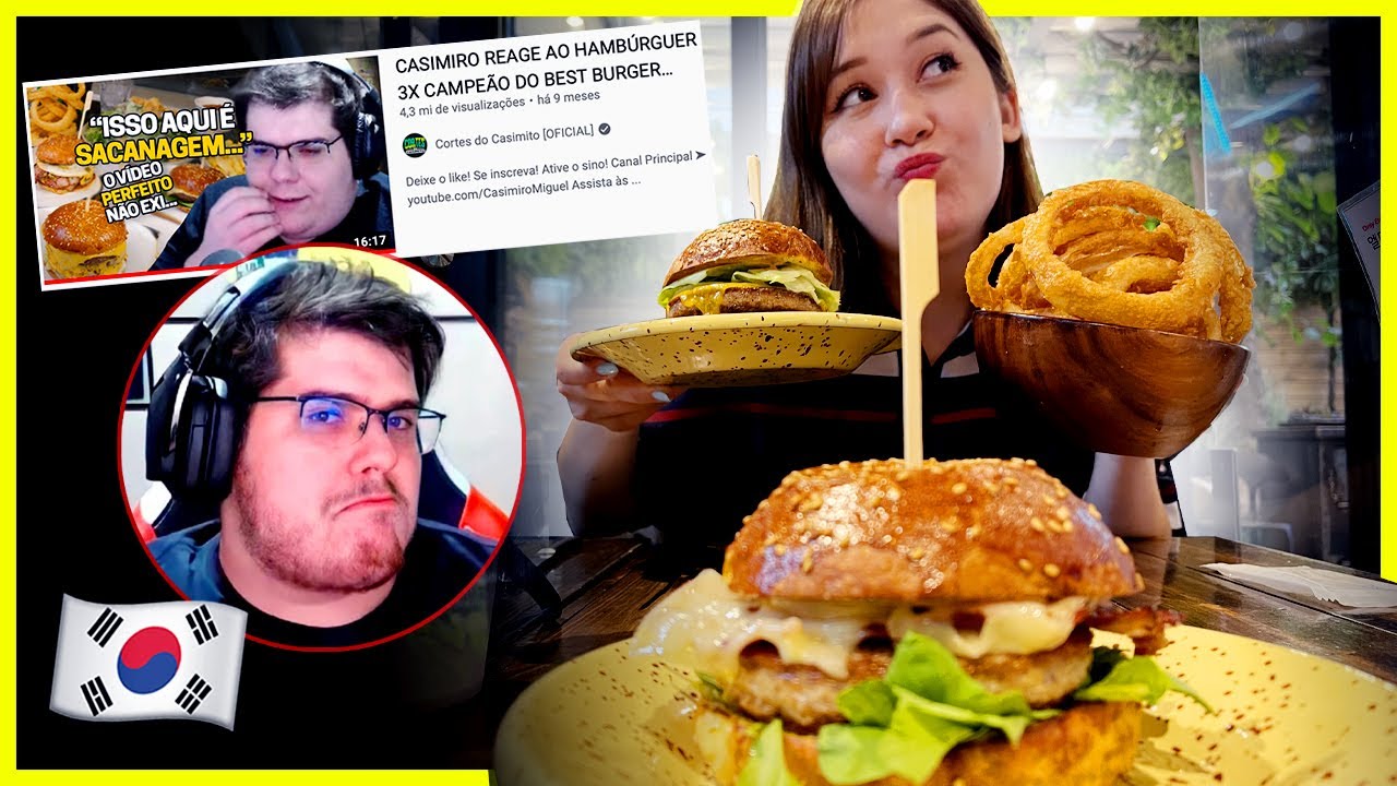 🍔 Visitei o RESTAURANTE que o CASIMIRO REAGIU aqui na COREIA
