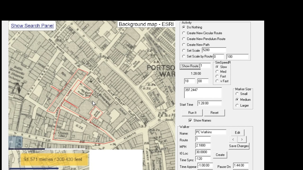 Simulation Mitre Square
