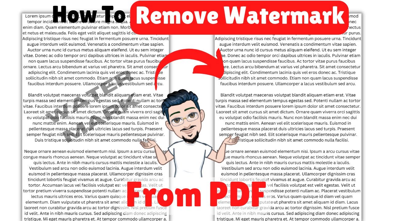 How To Remove Watermark From PDF File Online Free | Remove A Watermark Pdf, Remove Water Mark Pdf🔥🔥🔥
