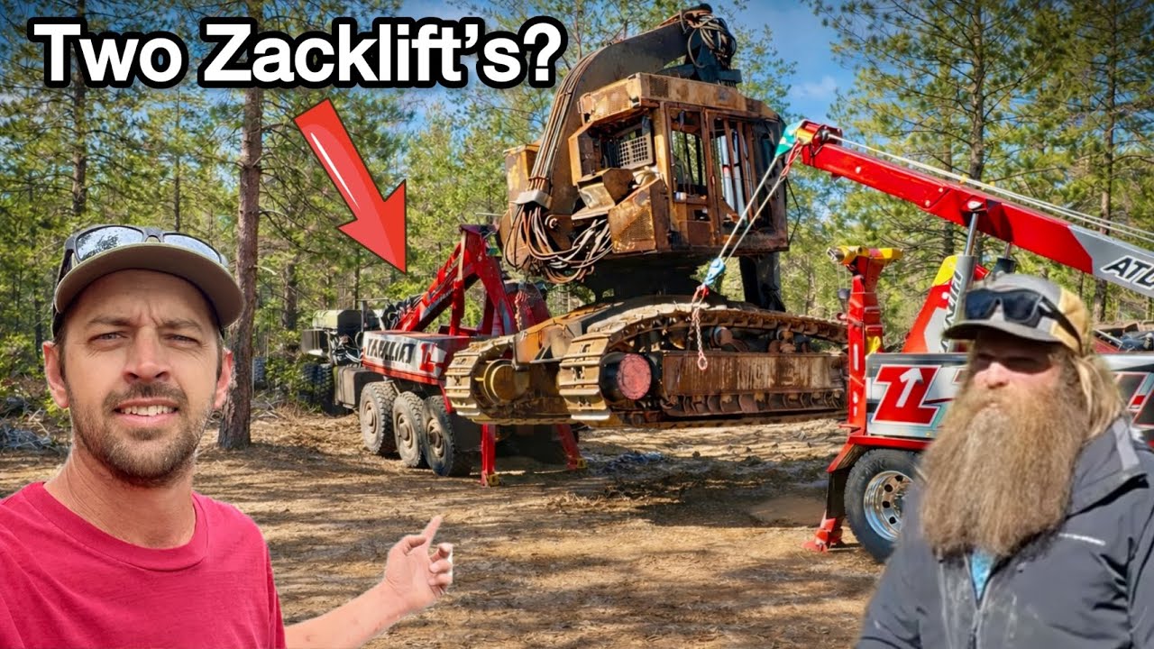 Can Wrecker Rick Help Me Recover This 60,000 Pound Machine After It Burned In The Woods? 🔥 