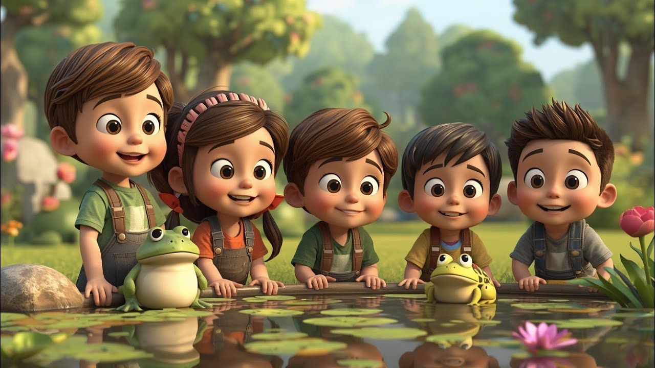 टर्र टर्र करता मेंढक || Tar Tar Karta Mendhak || Children Rhymes || 3D Cartoon Video
