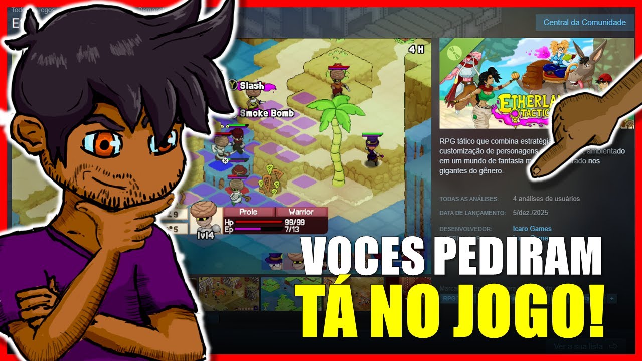O que falaram da DEMO do meu JOGO INDIE? Como isso deixou ele ainda MELHOR?!
