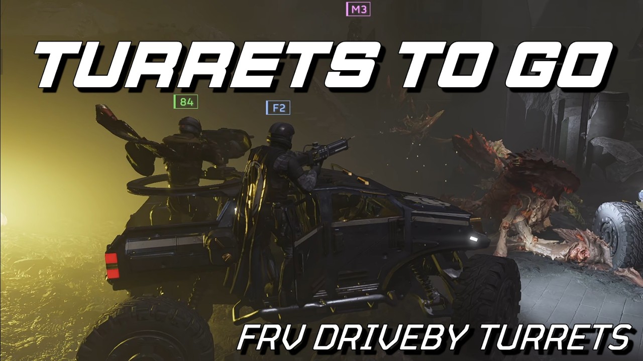 TURRETS TO GO - FRV + Turrets + Arc Loadout! | Helldivers 2