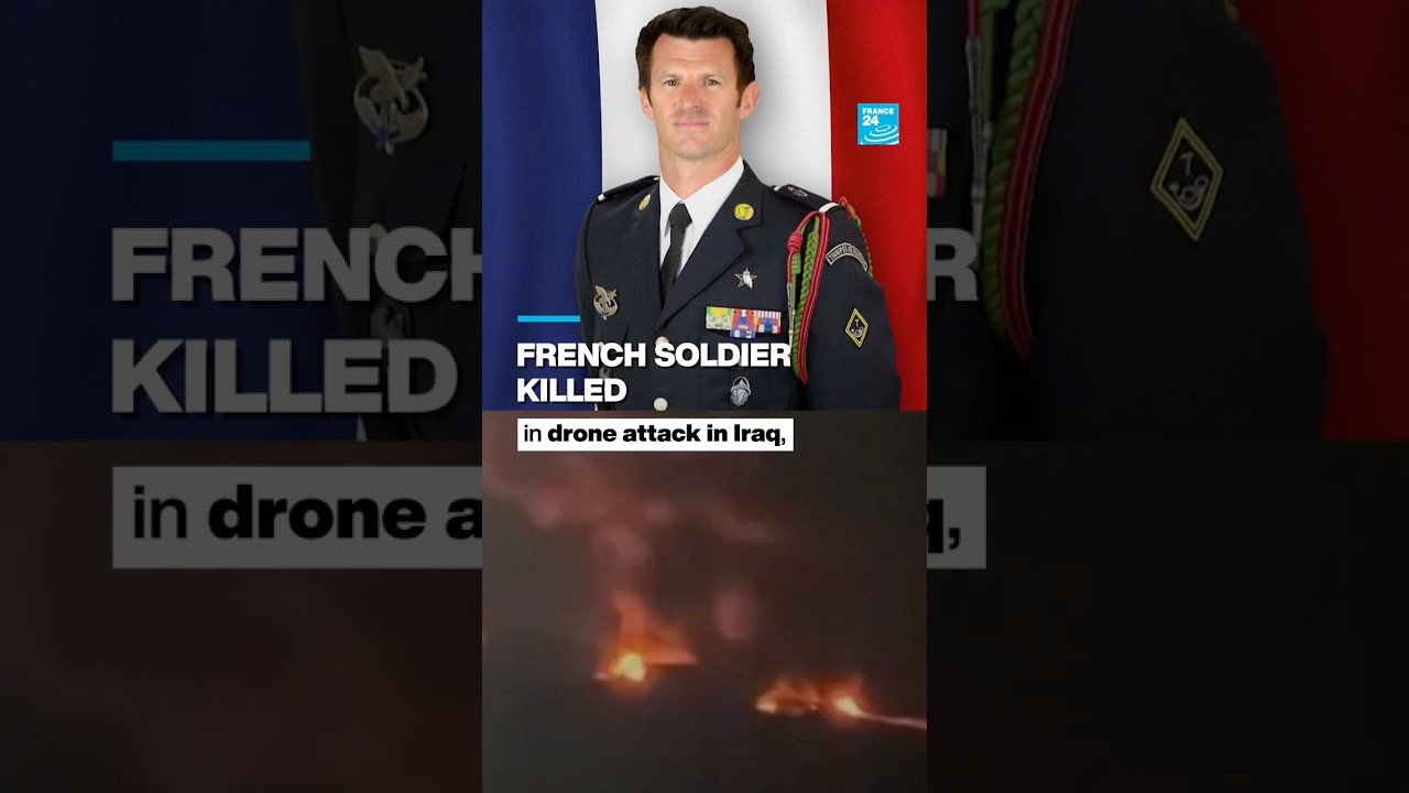 French officer killed in drone attack in Iraq &bull; FRANCE 24 English