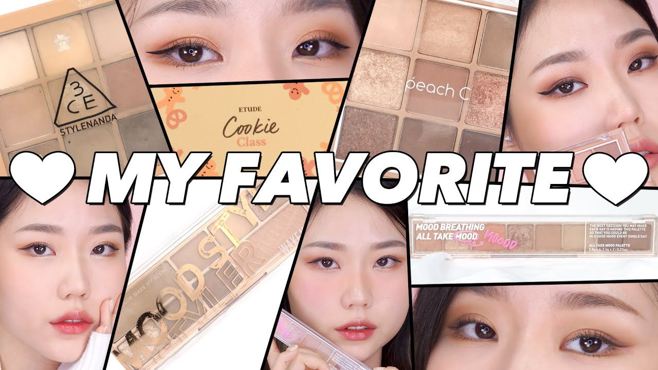 My Favorite WARM TONE EYESHADOW PALETTE + makeup looks