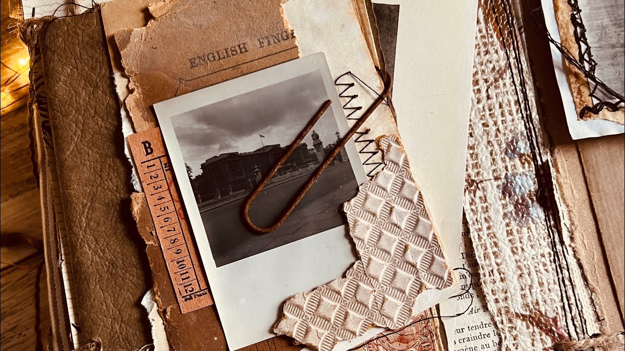 JOURNAL FLIP THROUGH / Mixed Media Grungy Junk Journal