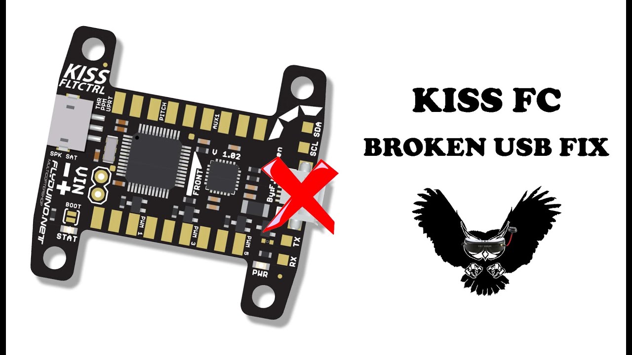 Flyduino KISS FC - How to fix USB