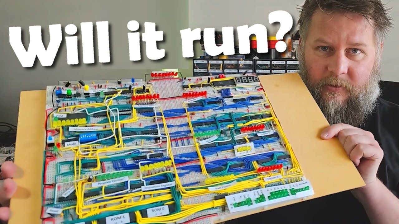 Reviving my Ben Eater inspired breadboard CPU. 3 years on.