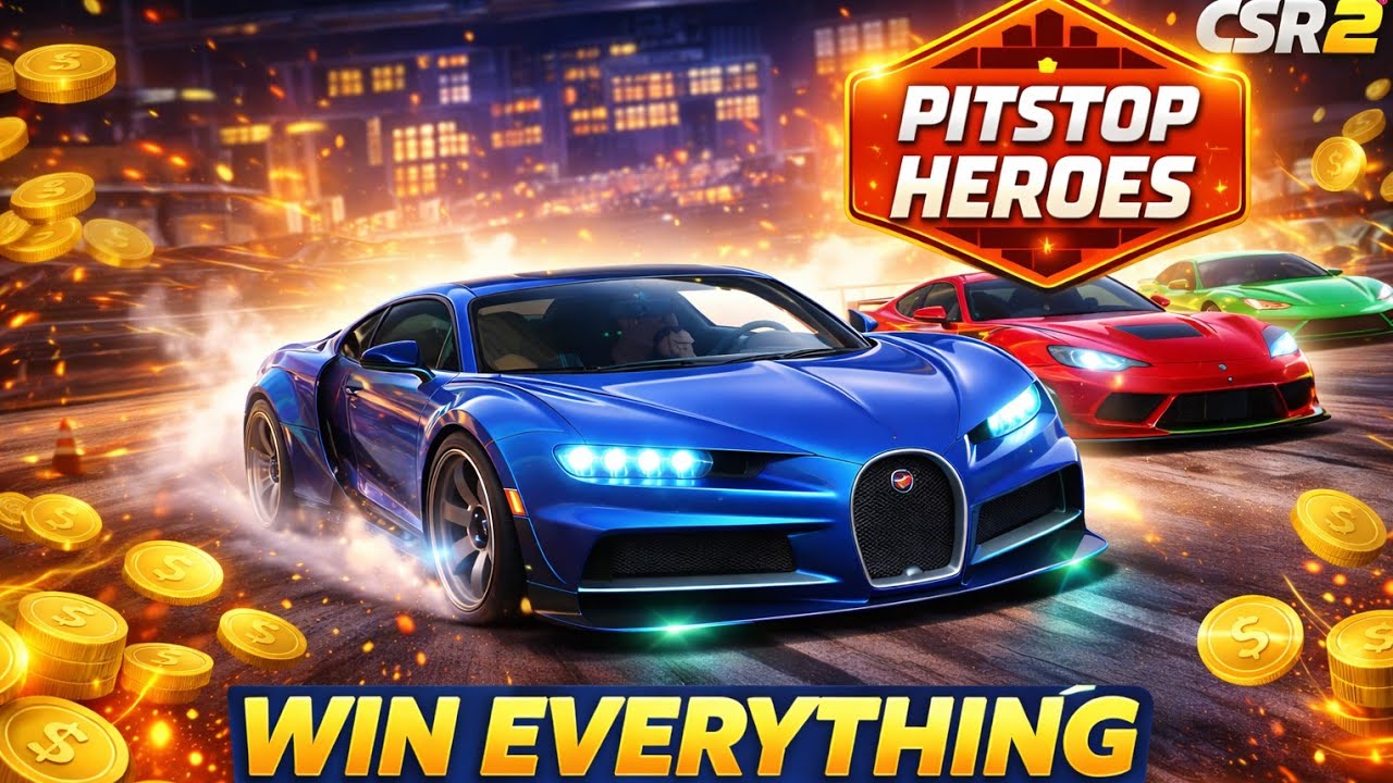 WIN EVERYTHING IN PITSTOP HEROES CSR2