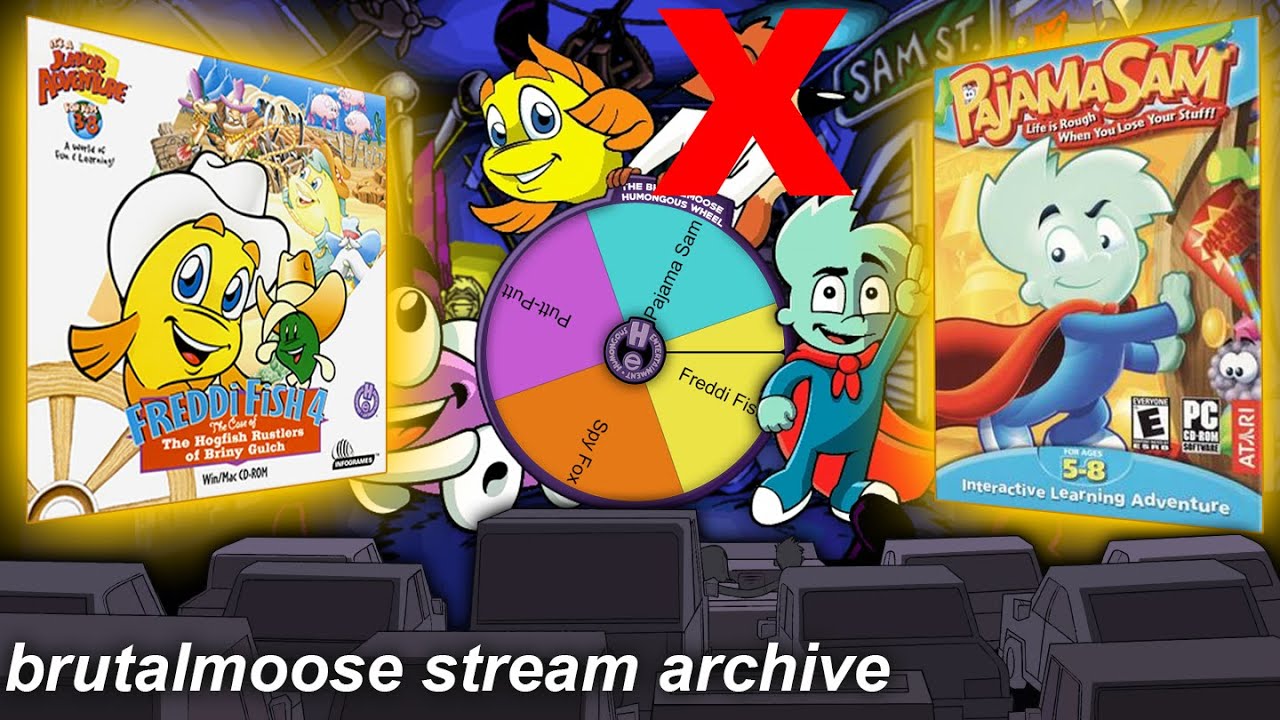 Freddi Fish 4 / Pajama Sam 4 | HUMONGOUS WHEEL #4