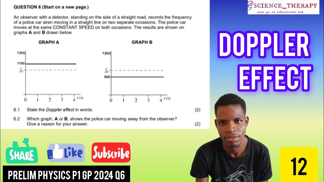 DOPPLER EFFECT | EPISODE 6 | PRELIM PHYSICS P1 Q6 GP 2024 | GRADE 12