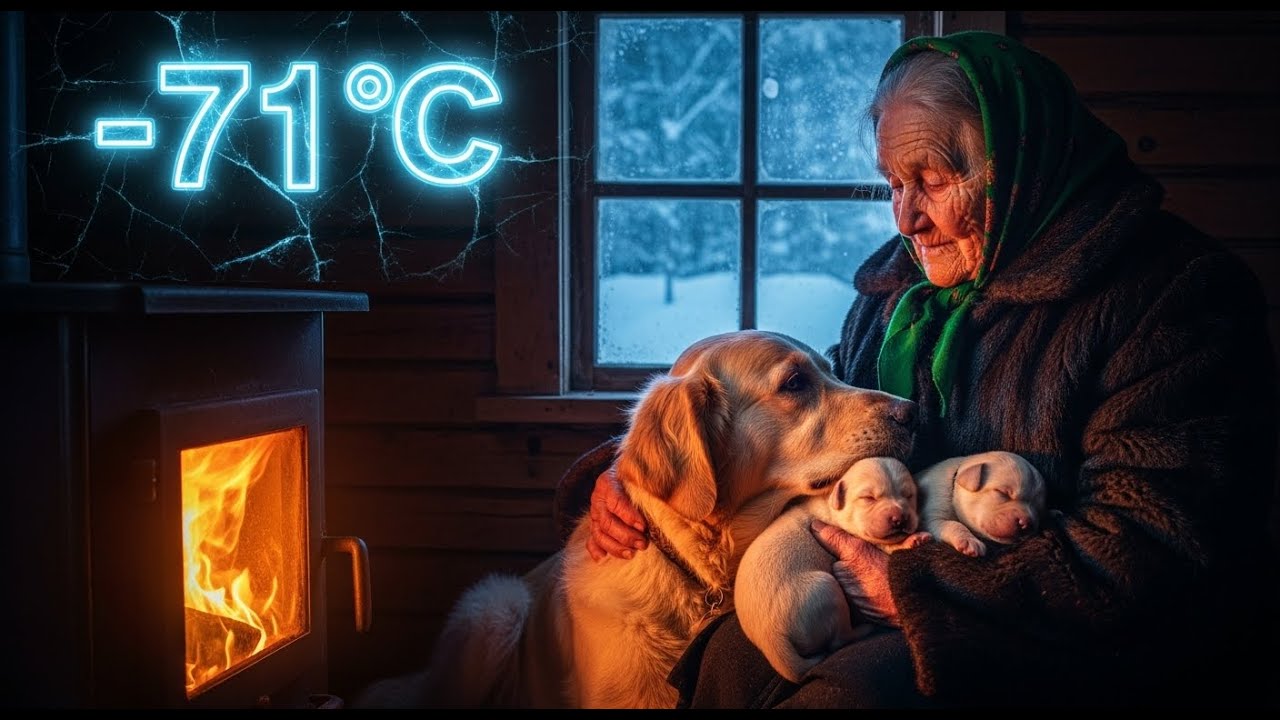 She Found an Abandoned Pregnant Dog in a Blizzard | An 80-Year-Old Woman’s Rescue in Siberia
