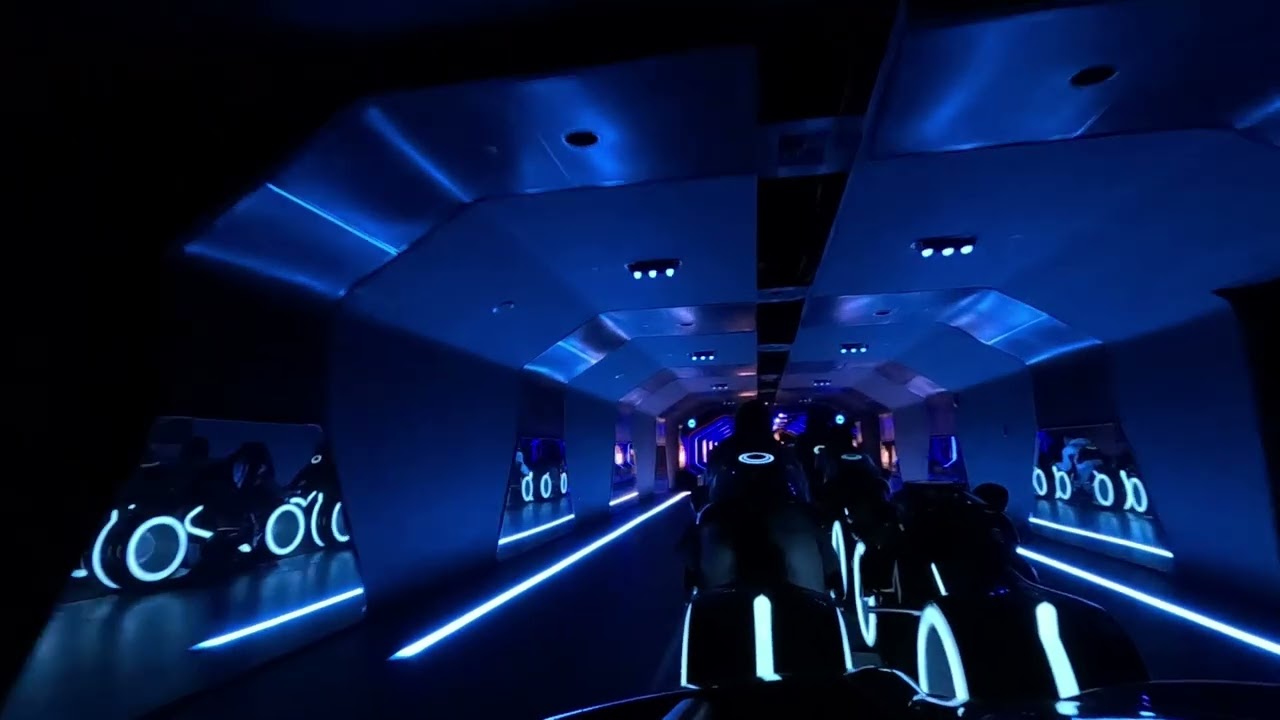 TRON Lightcycle Run ON-RIDE Video POV