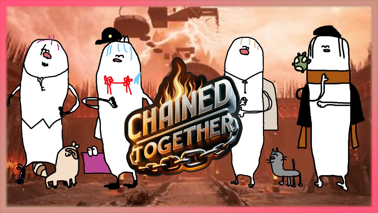 【Chained Together】鎖でつながったおじさんが地獄から脱出を試みる！最大4人で遊べる登り系アクション【みこしか/男性vtuber】