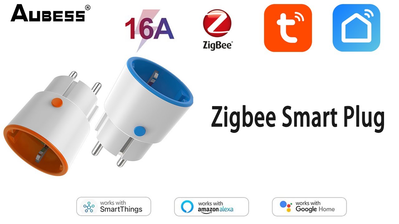 Aubess Zigbee Smart Plug-Smart Home Socket-Alexa, Gooogle Home,SmartThings