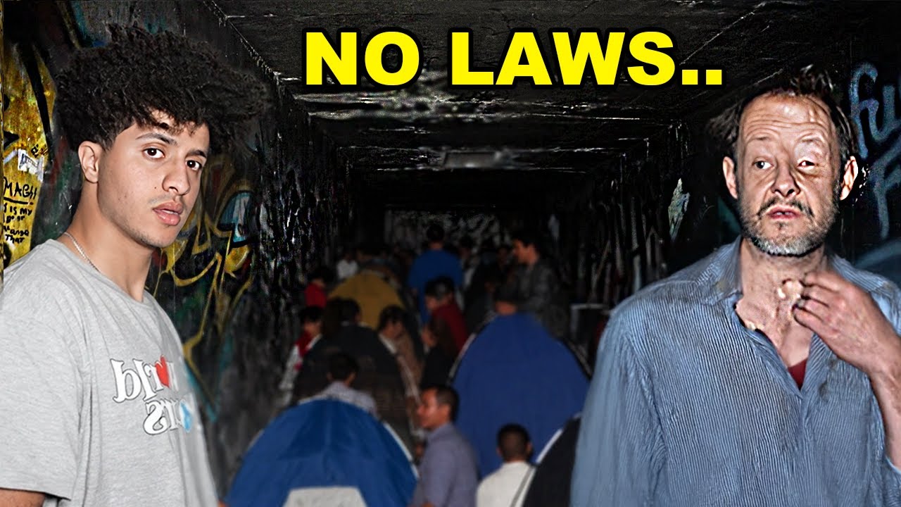 Surviving 24 Hours in The Underground City of Mole People!