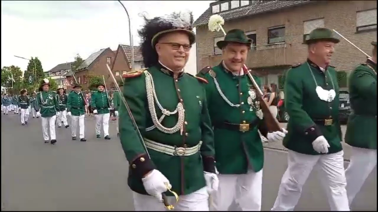 Schützenfest in Rosellerheide-Neuenbaum Der Dienstagsumzug am 27.06.2023