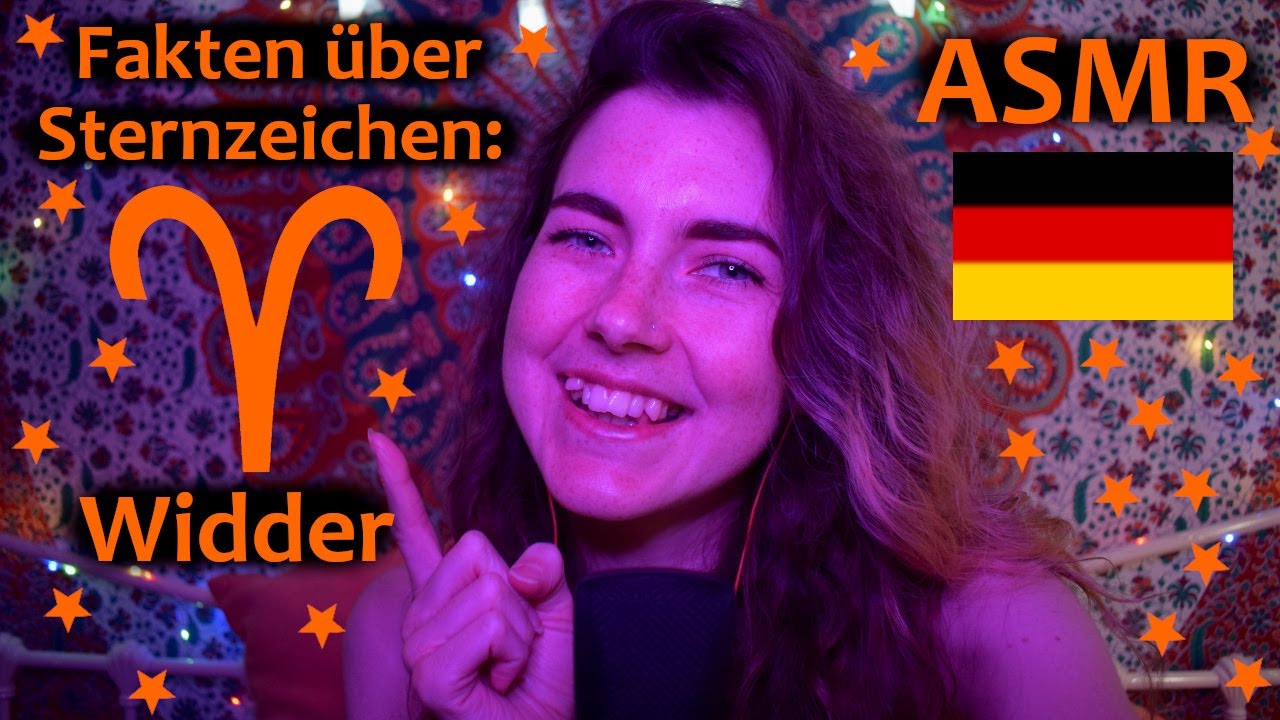 ASMR: Donnerstags Deutsch - Fakten über das Sternzeichen Widder :)