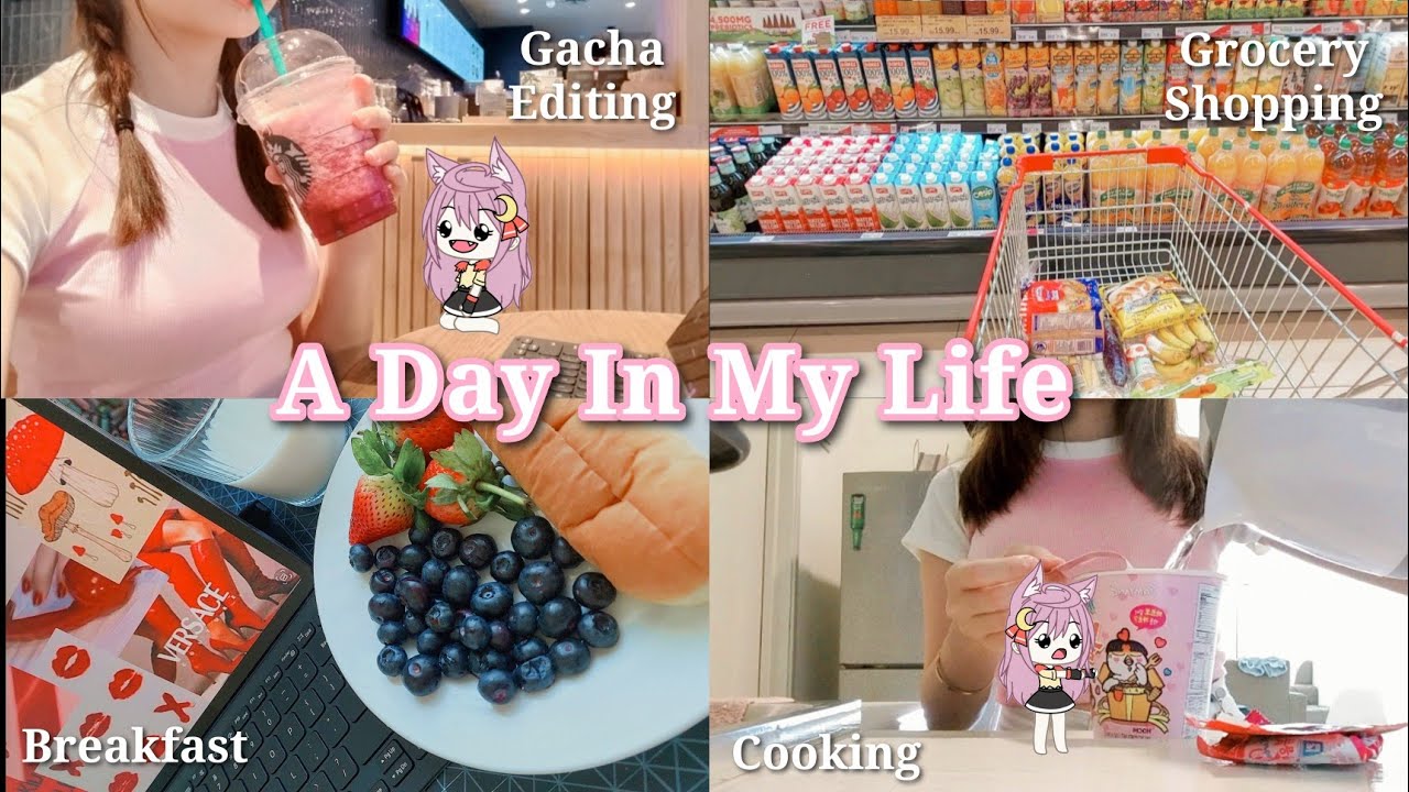 [FACE REVEAL?] A Day In My Life🍒 | Wake up at 6 - Editing Gacha - Cooking - Daily