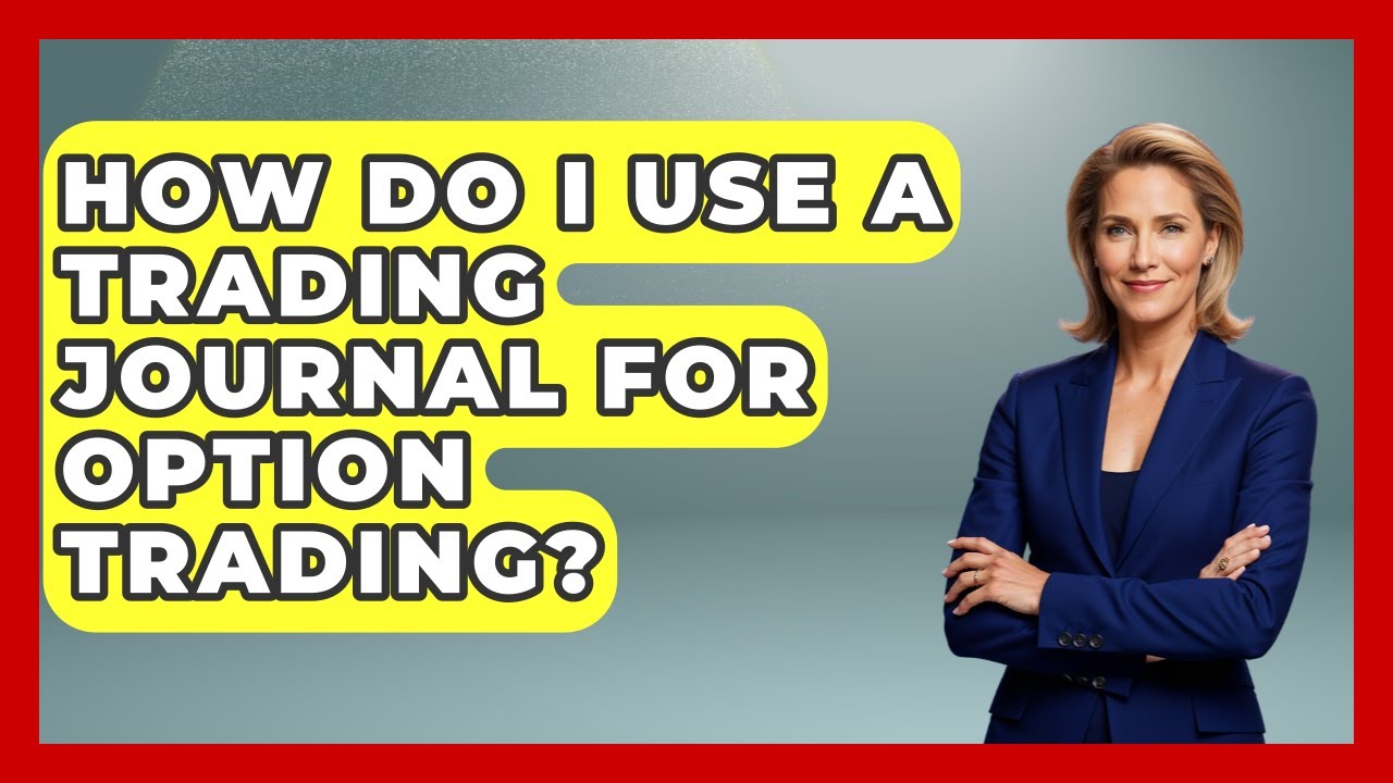 How Do I Use A Trading Journal For Option Trading? - Stock and Options Playbook