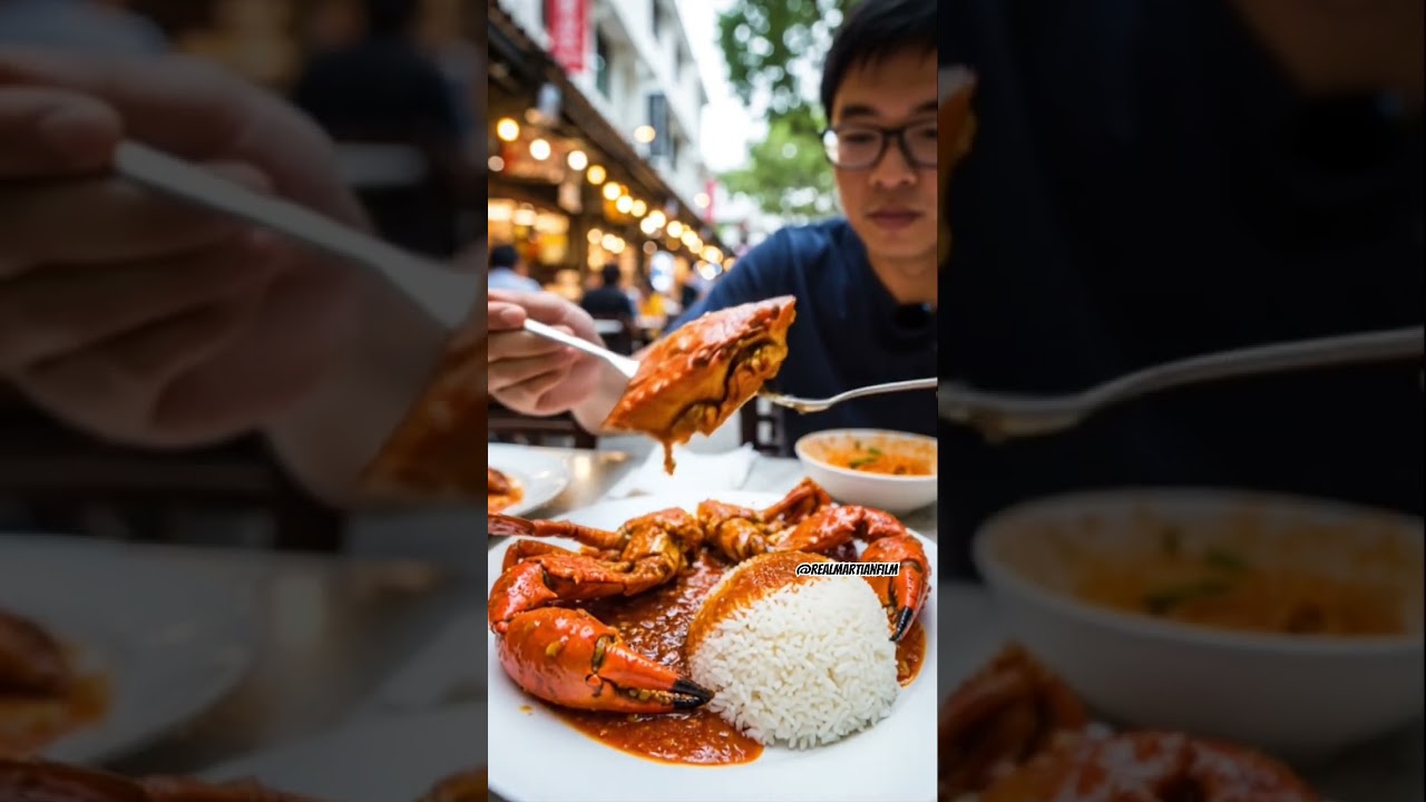 POV Eating Crab Rice #shorts