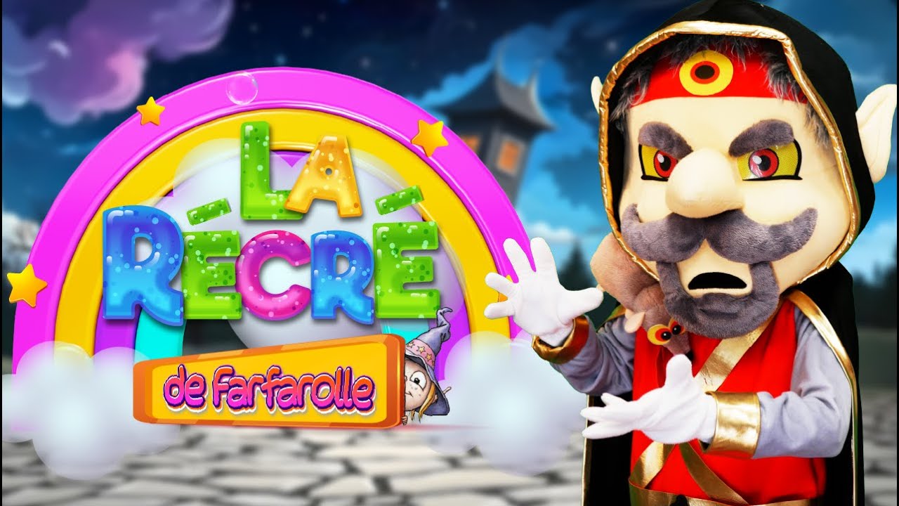 La Récré de Farfarolle - Amanite fait une course de toboggan
