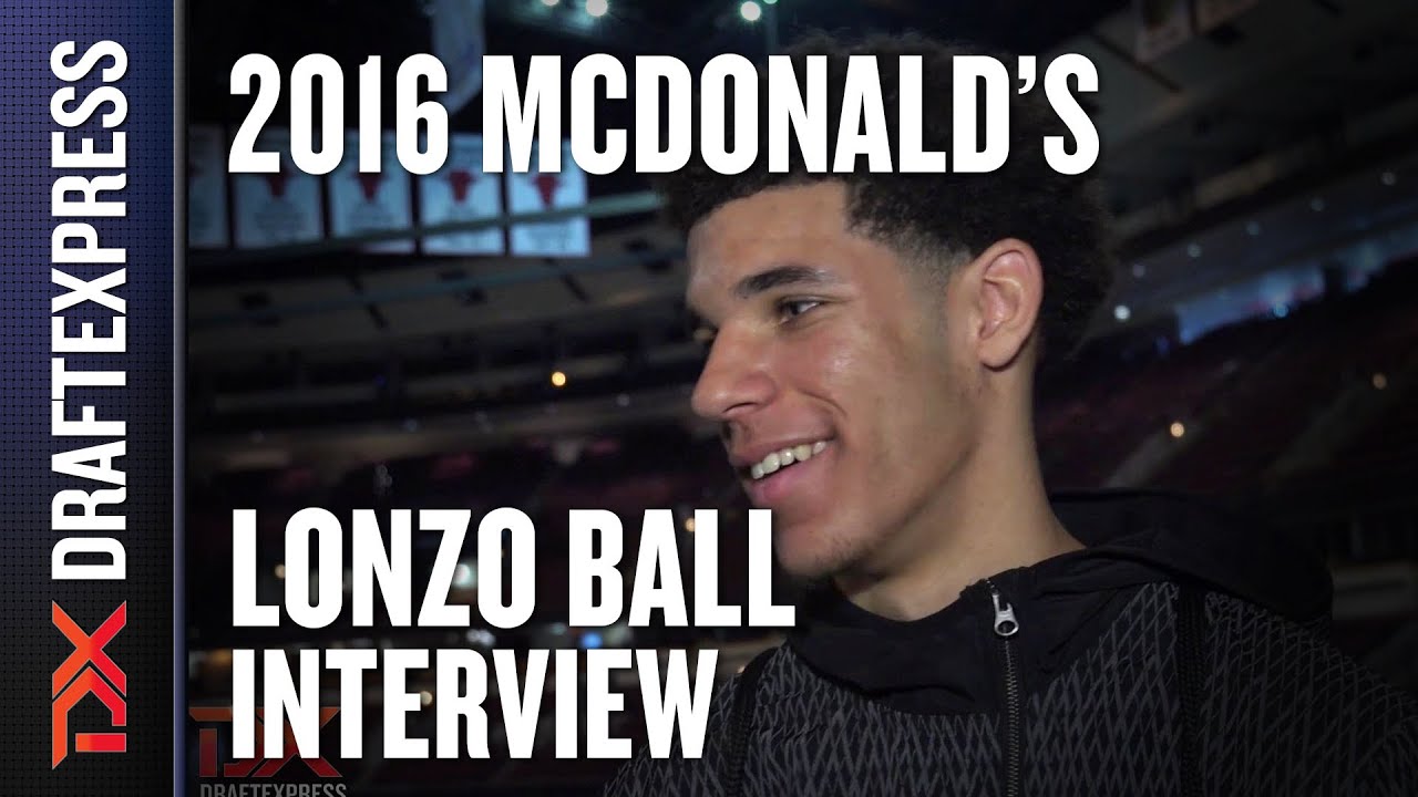 Lonzo Ball - 2016 McDonald's All American Interview