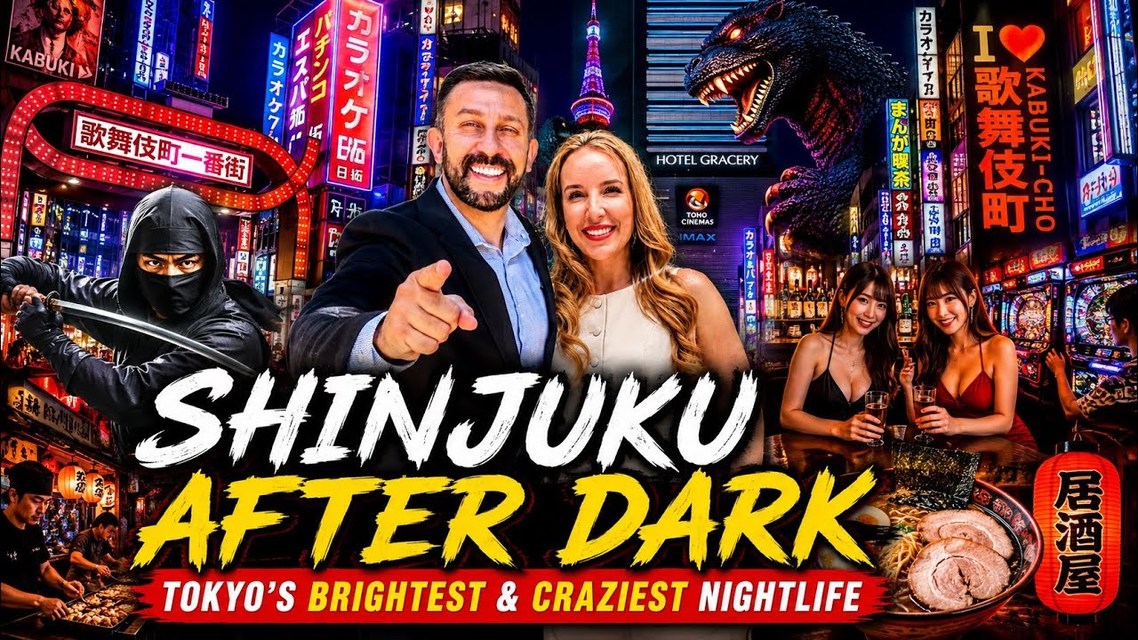 Shinjuku After Dark 🌃 Tokyo’s Brightest & Craziest Nightlife