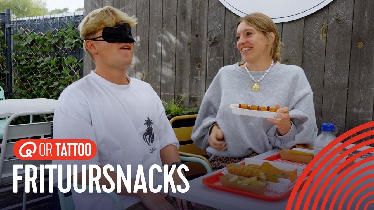 Gerben test 10 snacks van de frituur BLINDELINGS | Q Or Tattoo