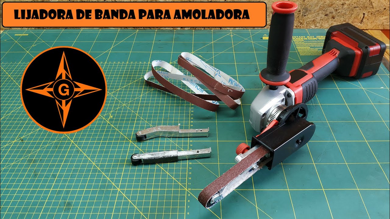 INCREDIBLE BELT SANDER ACCESSORY FOR RADIAL ANGLE GRINDER DISC MACHINE GINESSOT