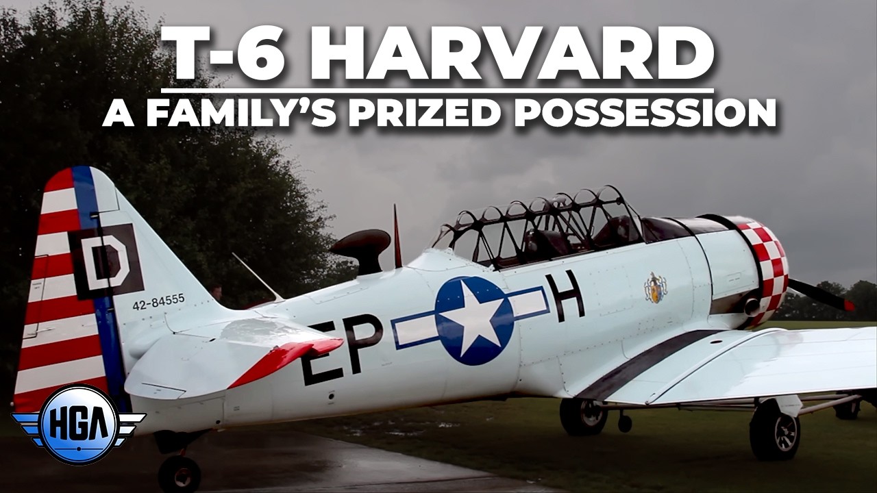 Up CLOSE with the AT-6 Harvard - A Family's prized possession