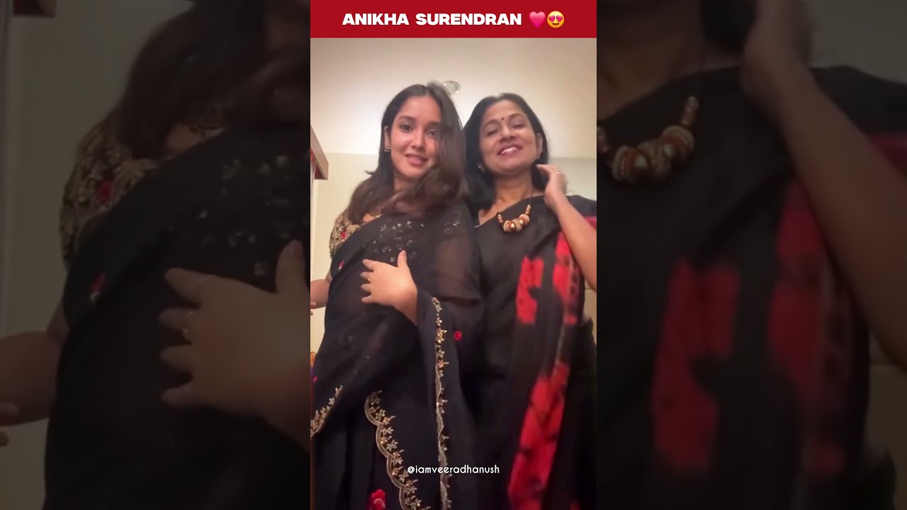 Anikha Surendran ❤️✨ Mother - Daughter Goals 😍 #cutemoment #love #trending #shortsfeed #viral