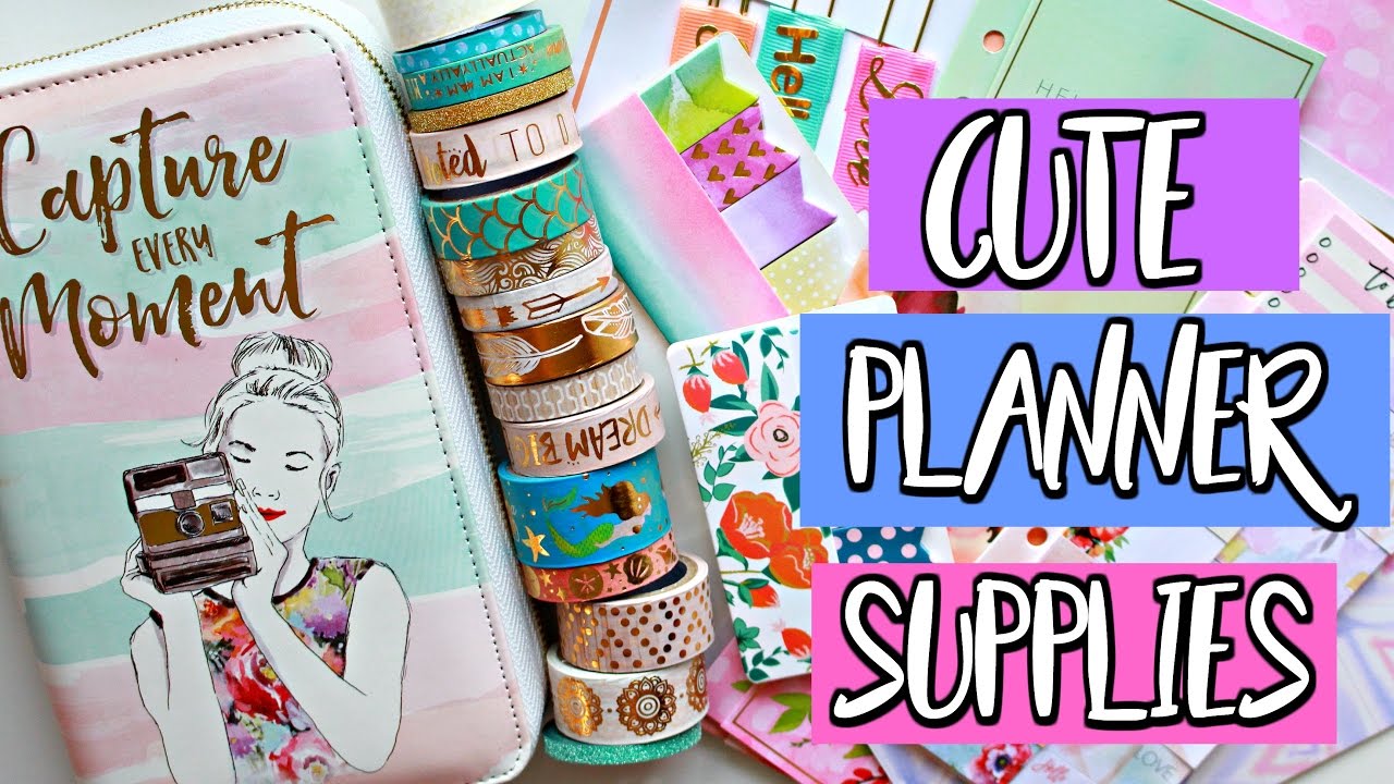 CUTE PLANNER SUPPLIES / MICHAELS HAUL | Belinda Selene