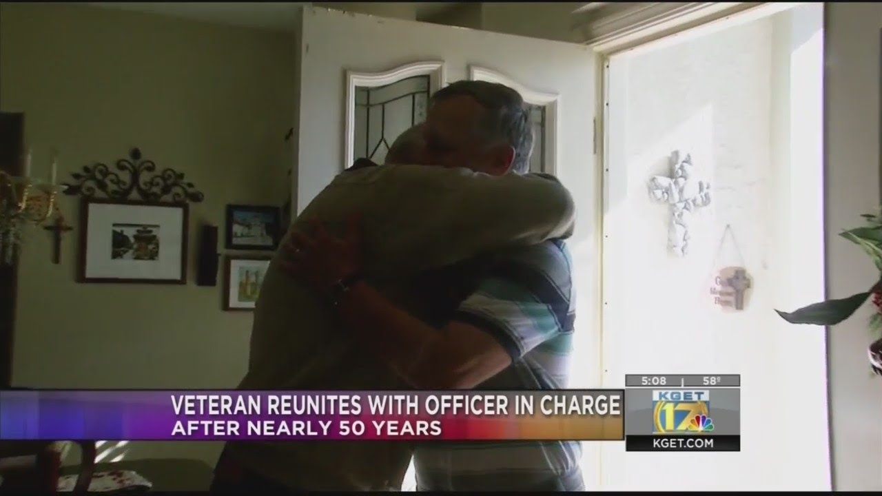 Veteran reunited with officer in charge after 50 years