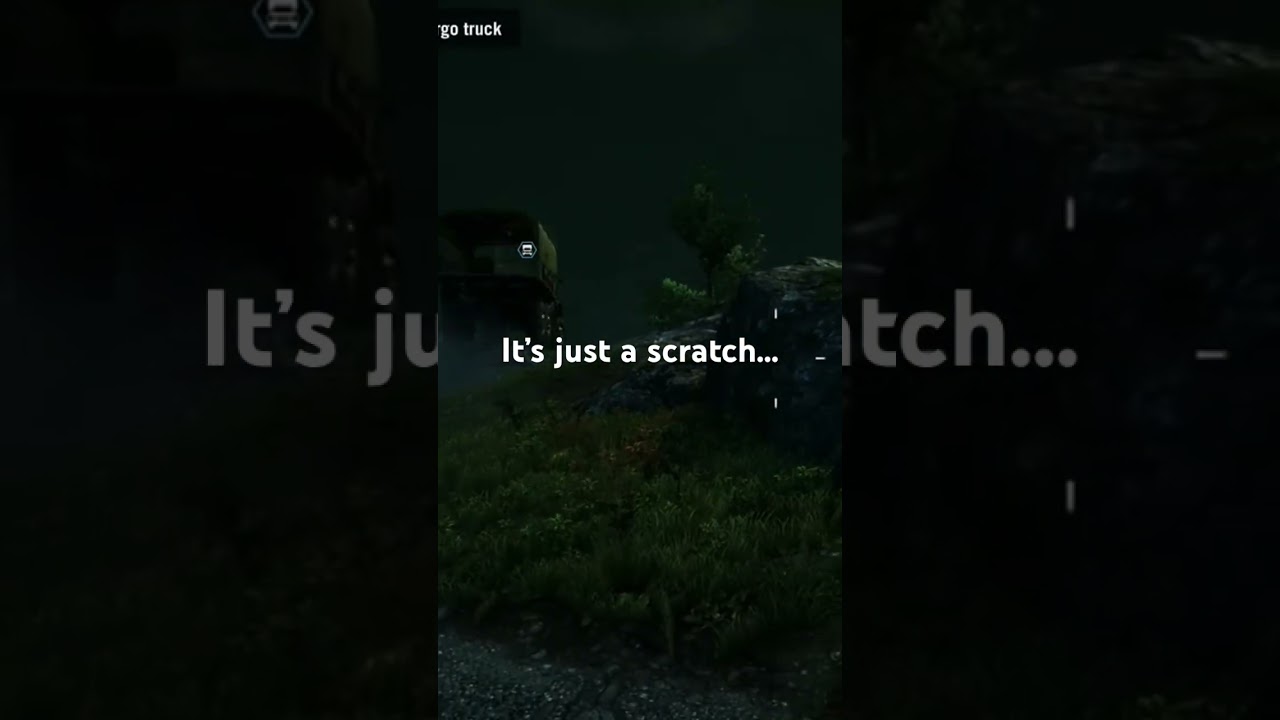 Just a scratch😂