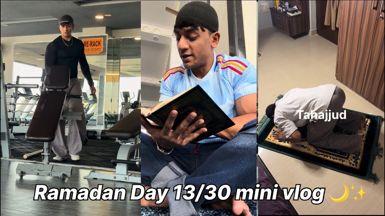 Ramadan day 13/30🌙✨🤍 mini vlog 