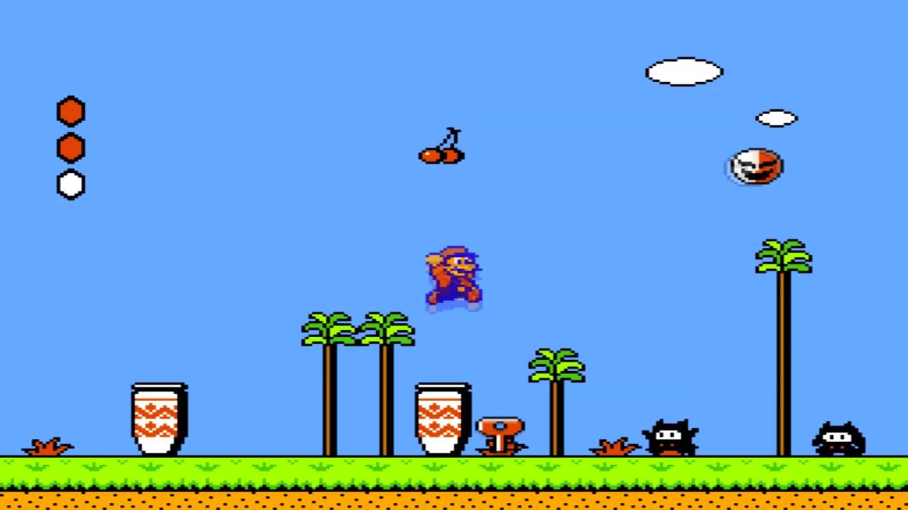 Super Mario Bros 2 (NES) Level 1-2