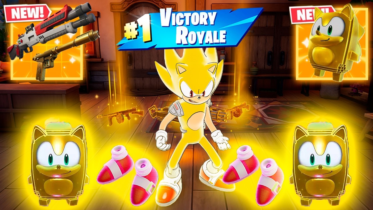 SUPER SONIC vs NEW MYTHIC'S CHALLENGE (NEW!! Fortnite Chapter 7 Season 4)