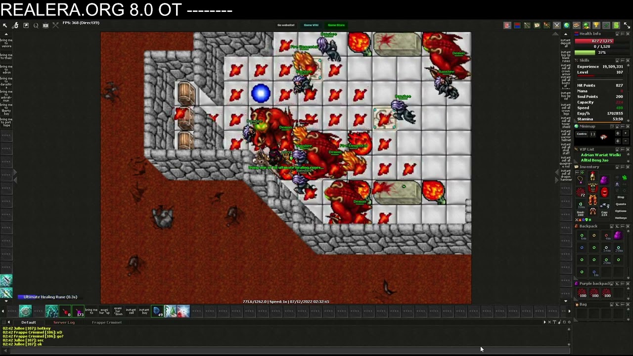 Realera.Org Demon Helmet Quest Solo RP Level 107