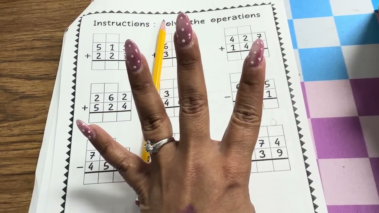 Subtracting 3-digit Numbers with regrouping (Resta de 3 dígitos con reagrupación)