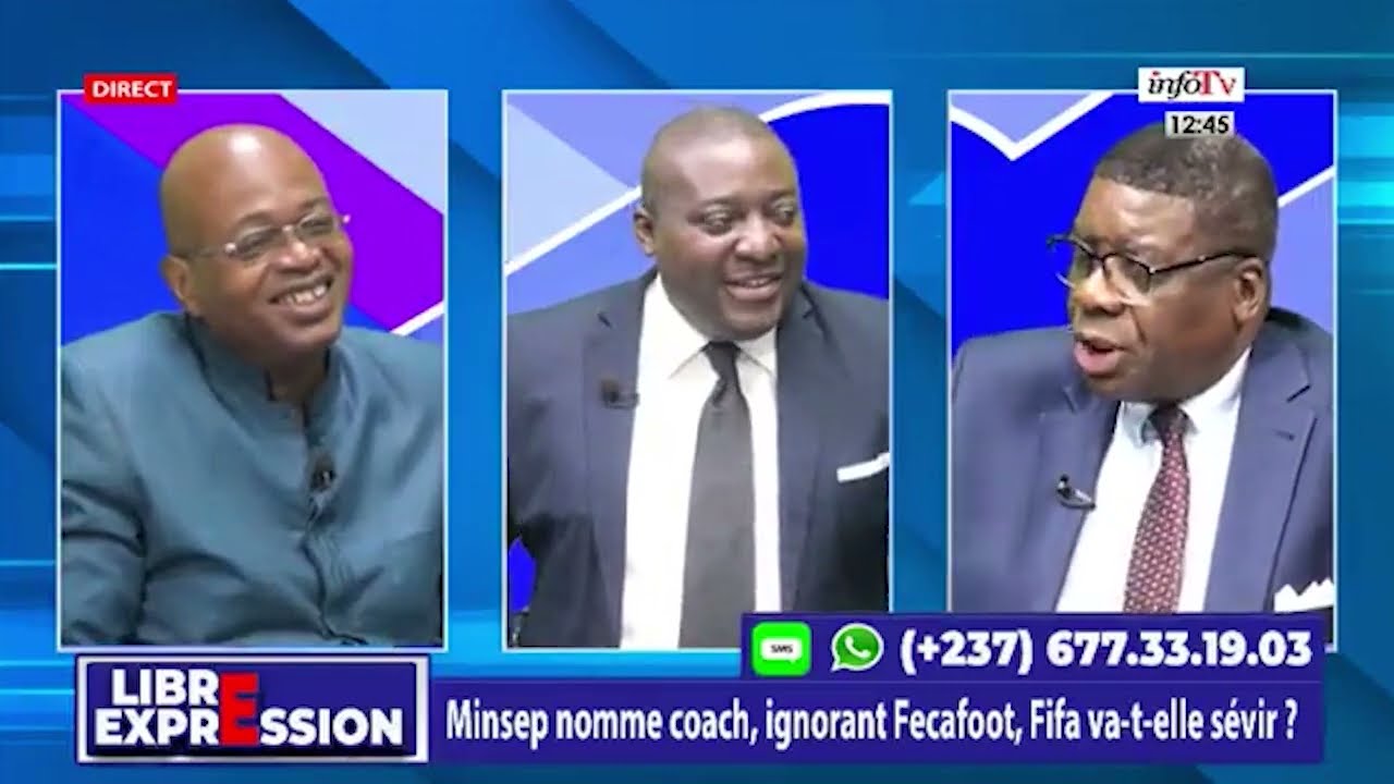 Conflit FECAFOOT vs MINSEP (Samuel Eto'o vs Mouelle Kombi) Libre Expression du 07 AVRIL 2024 Info TV