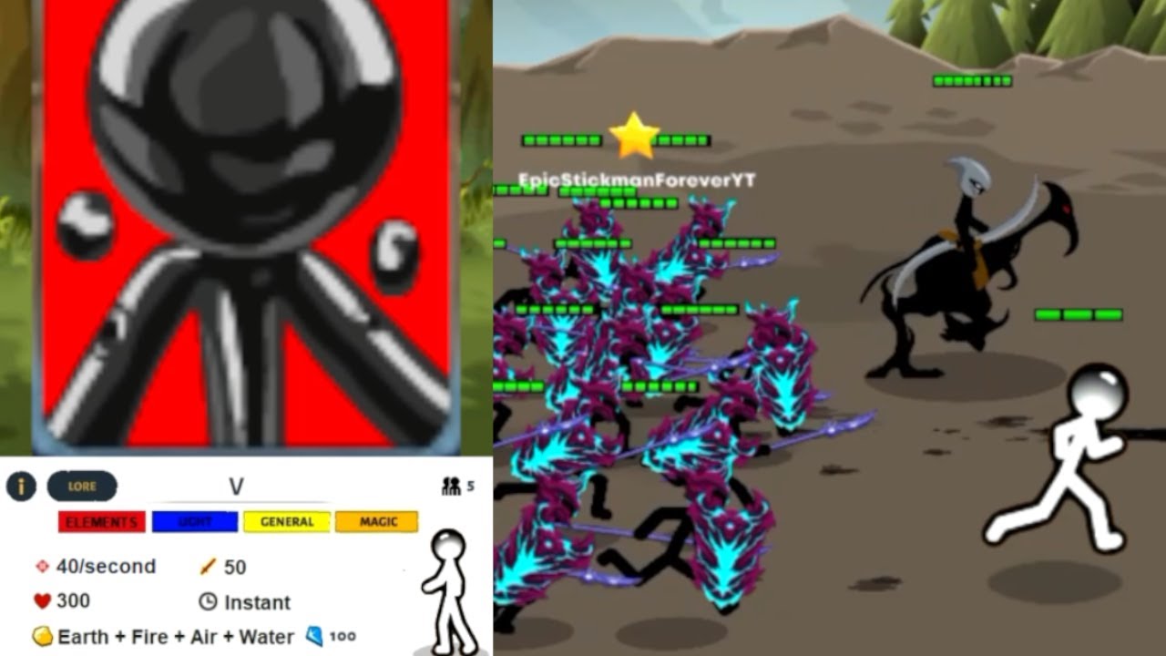 If V was in Stick War 3 (2023 version) (Fan-made edit)