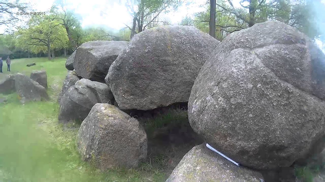 Hunebedden Exloo Drente / in England kind of Stonehenge  and dolmens Holland 2015