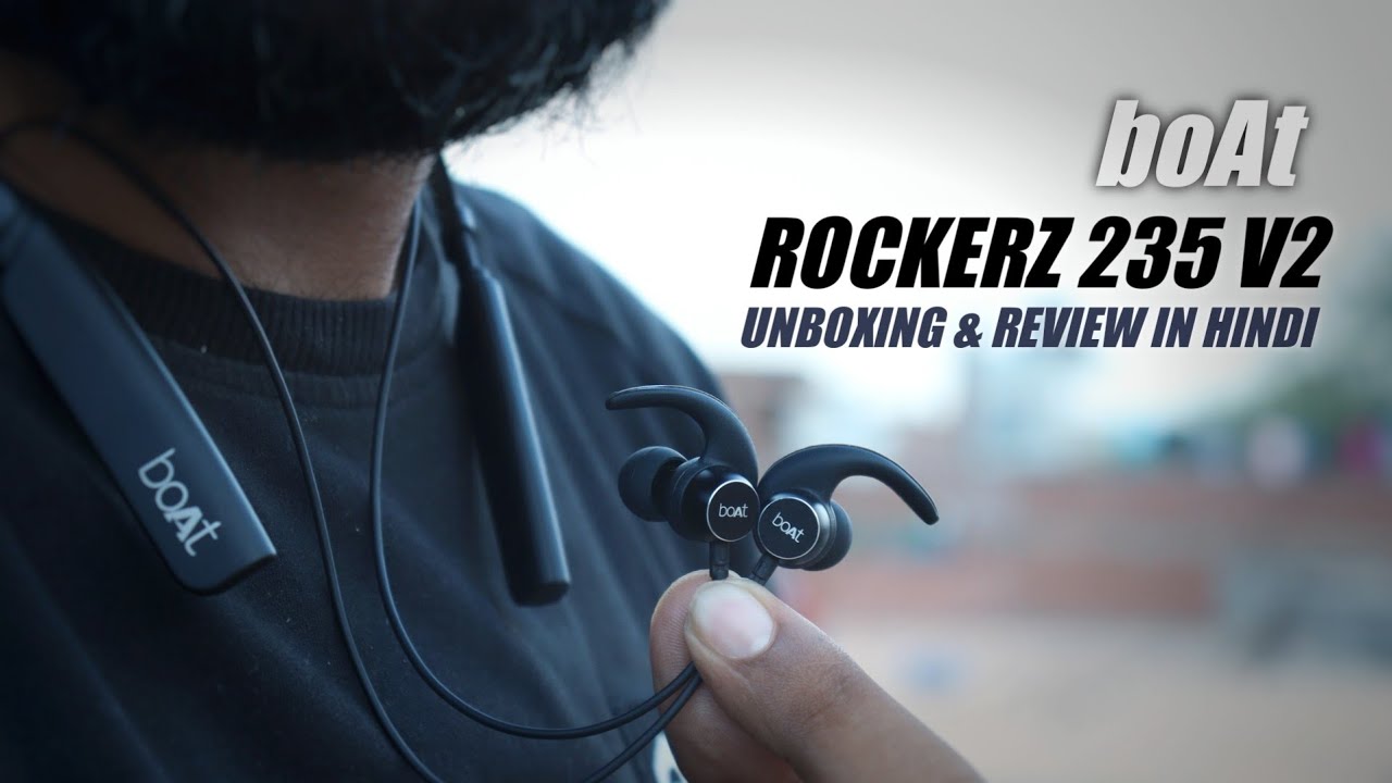 boAt Rockerz 235 V2 Neckband Bluetooth Earphones Unboxing & Review in Hindi | Fast Charging & IPX5